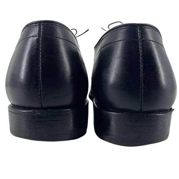 ALLEN EDMONDS Size 10.5 Sagamore Black Leather Shoes 10.5 D