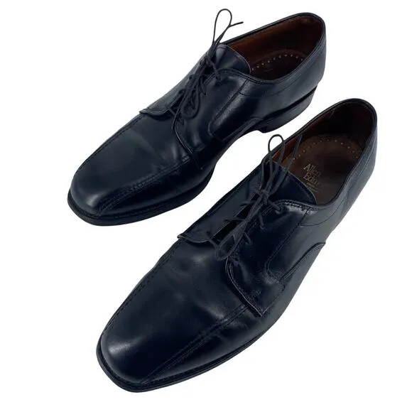 ALLEN EDMONDS Size 10.5 Sagamore Black Leather Shoes 10.5 D
