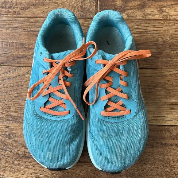 Altra Rivera Running Shoes Foot Shape Zero Drop Light Blue Womens Size 6.5