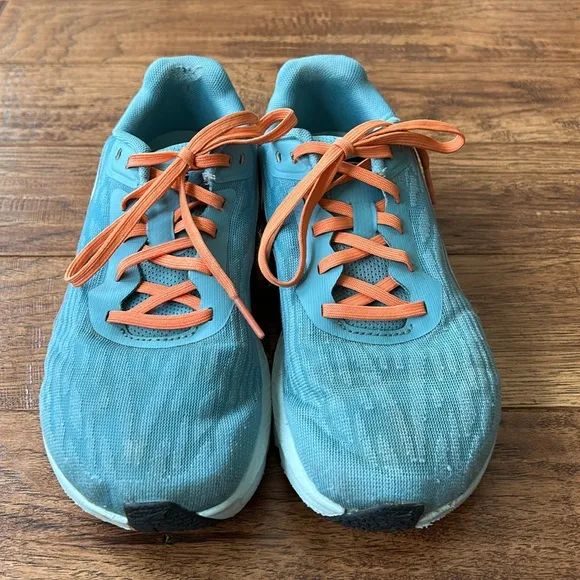 Altra Rivera Running Shoes Foot Shape Zero Drop Light Blue Womens Size 6.5