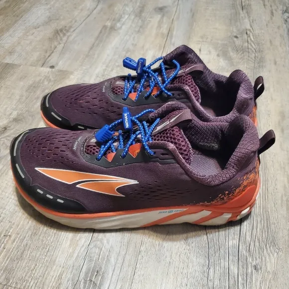 Altra Torin 4 Women's Size 9.5 Running Shoes Plum Coral Foot Shape Zero Drop