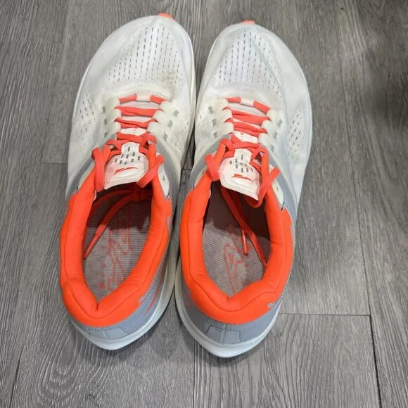 Altra Vanish Tempo Women's Size 12 /Men 10.5 Running Shoes White Gray Foot Shape