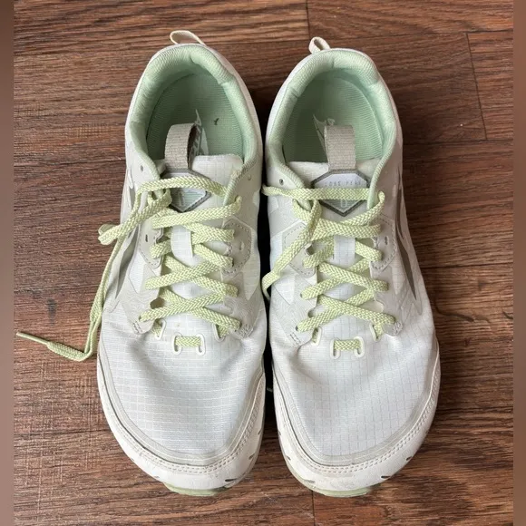 Altra Women's Lone Peak 6 AL0A548E130 White/Green Running Shoes Sneakers Size:11