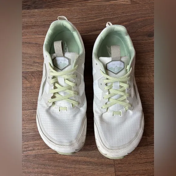 Altra Women's Lone Peak 6 AL0A548E130 White/Green Running Shoes Sneakers Size:11