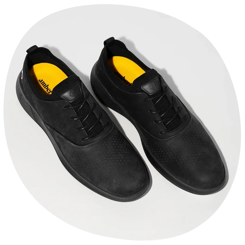 Amberjack Men's The Hybrid Black Shoes