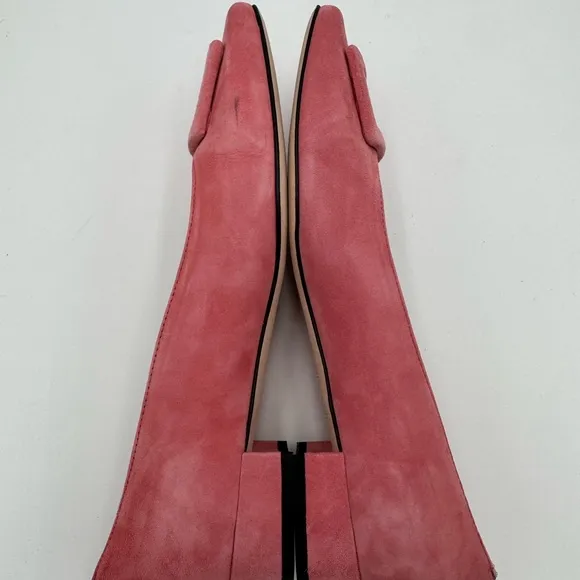 Ann Mashburn Buckle Flat Shoes Pink Size 39.5