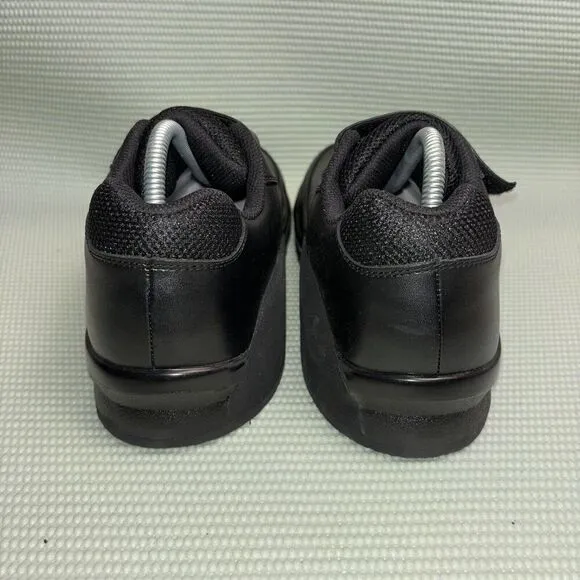 Apex 2 Hook And Loop Walker Diabetic Shoes Men’s Size 11 Black Leather