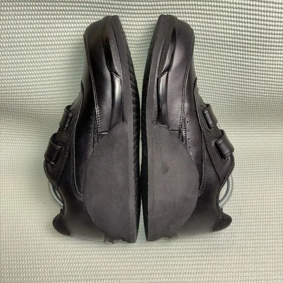 Apex 2 Hook And Loop Walker Diabetic Shoes Men’s Size 11 Black Leather