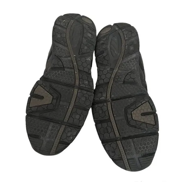 APEX Mens Athletic Bungee Active Shoe A5000 Black Size 11.5 Hiking Walking