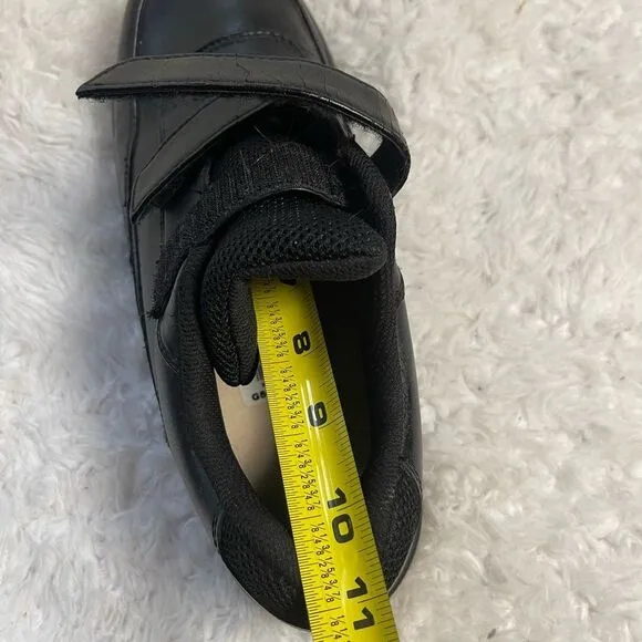 Apex Leather Black 2 Velcro Hook &amp;Loop Walker Diabetic Shoes Men’s Size 10.5W