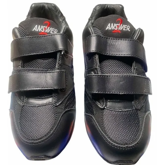 APIS Answer2 551-1 Mens Therapeutic Shoes Black Leather Adjustable‎ NEW size 6