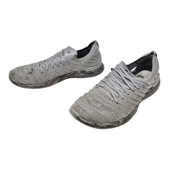 APL Athletic Propulsion Labs Gray Techloom Wave Mens Running Sneakers Size 13