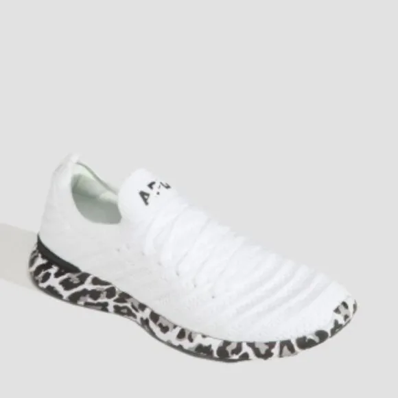APL Techloom Wave Sneakers White Leopard SZ 11 NWT