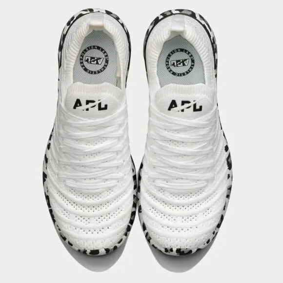 APL Techloom Wave Sneakers White Leopard SZ 11 NWT