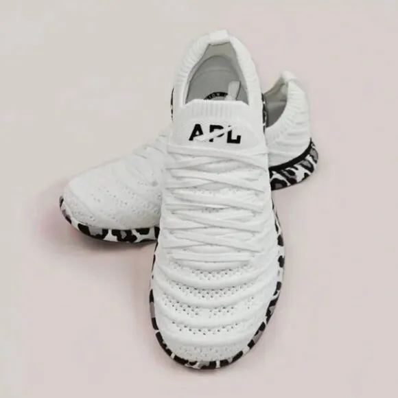 APL Techloom Wave Sneakers White Leopard SZ 11 NWT