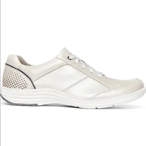 ARAVON BEAUMONT LEATHER WALKING SNEAKERS OFF WHITE NEW SZ 7.5