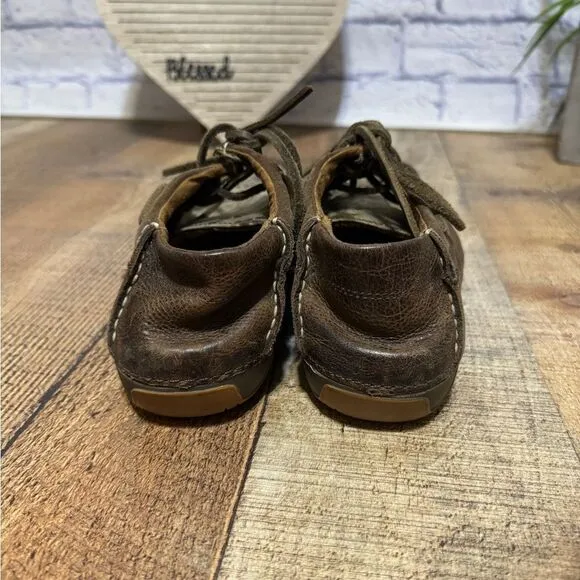 Ariat Rock Springs Wicker Full Grain Leather  Moccasin Brown Shoes Men’s 8.5D