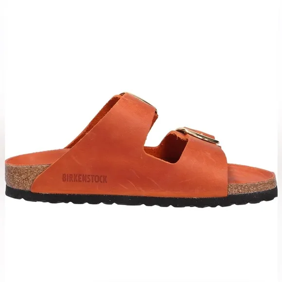 Arizona Big Buckle women Oiled Leather - Burnt Orange Sz37 6.5-7$170 like New
