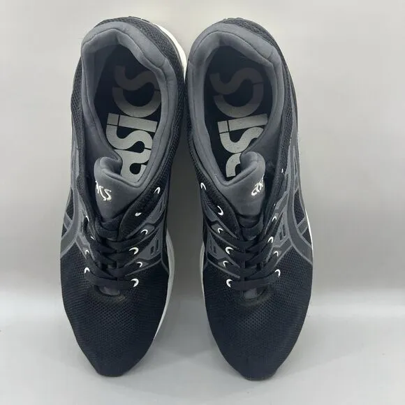 Asics Gel Kayano Evo Men Size 12 Shoes Black White Running Comfort Sneaker H5Y3Q