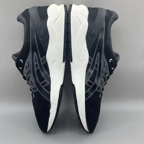 Asics Gel Kayano Evo Men Size 12 Shoes Black White Running Comfort Sneaker H5Y3Q