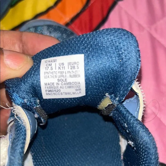 ASICS Kids Camo Blue Sneakers
