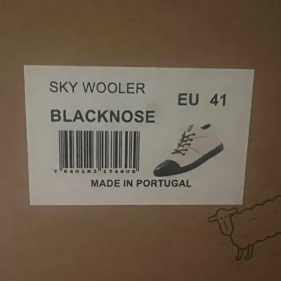 BAABUK • Sky Wooler Blacknose Sneakers Made In Portugal Includes Box
