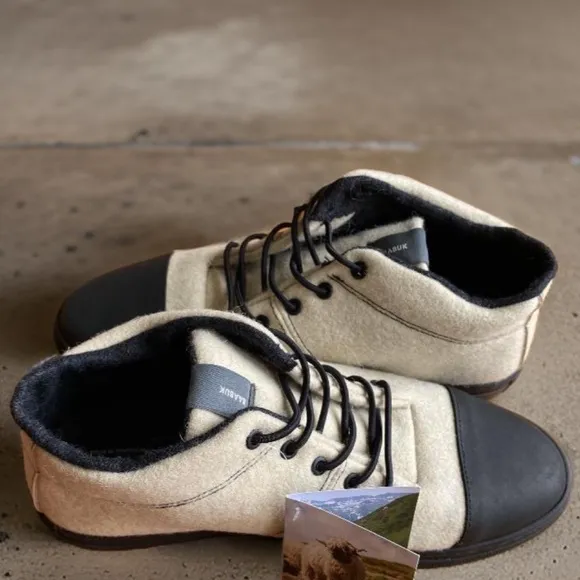 BAABUK • Sky Wooler Blacknose Sneakers Made In Portugal Includes Box