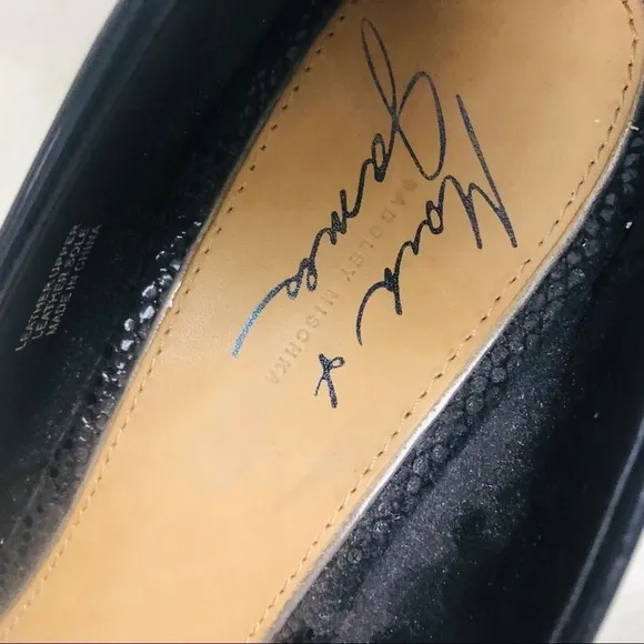 Badgley Mischka Black Close toe wedge shoe Size 8