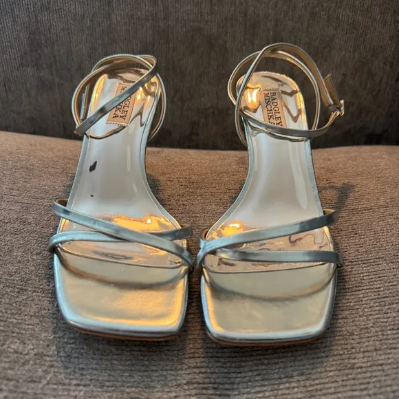 Badgley Mischka Callie Beaded Heel Sandal 7.5