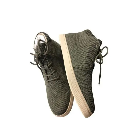 BARETRAPS Mens Green Arch Support Cushioned Luca Round Toe Lace-Up Sneakers 10 M