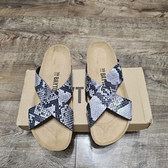 Bayton Leather Arch supports sandals women's size 8