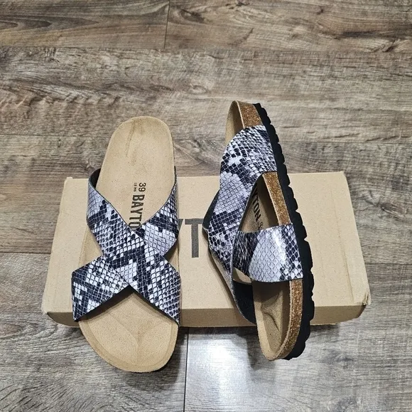 Bayton Leather Arch supports sandals women's size 8