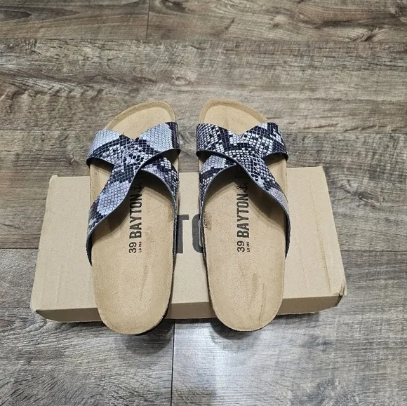 Bayton Leather Arch supports sandals women's size 8