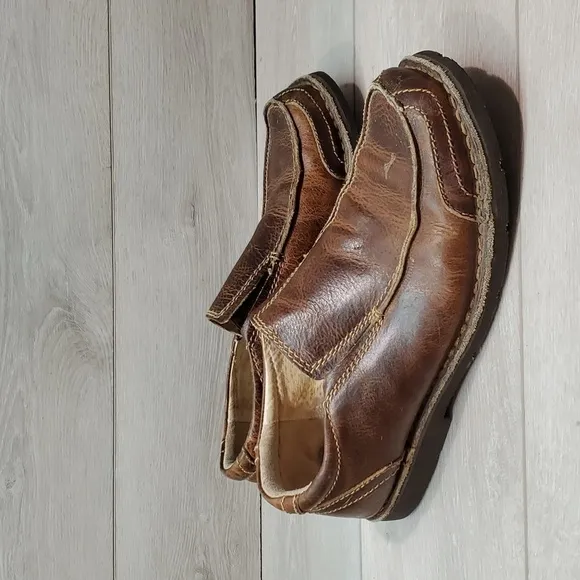 Bed Stu Mens Leather Square Toe Loafer Oxford shoes sz 9