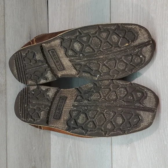 Bed Stu Mens Leather Square Toe Loafer Oxford shoes sz 9
