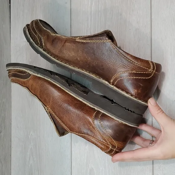 Bed Stu Mens Leather Square Toe Loafer Oxford shoes sz 9