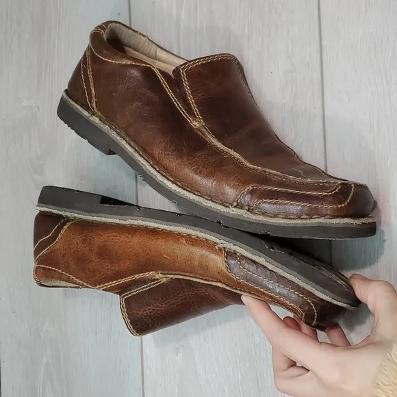 Bed Stu Mens Leather Square Toe Loafer Oxford shoes sz 9