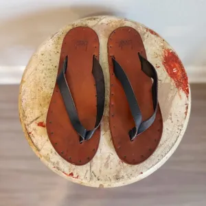 Beek Seabird Leather Thong Sandal
