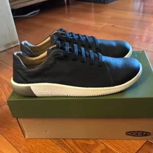 Bet Keen Men's Black Leather Sneakers 13