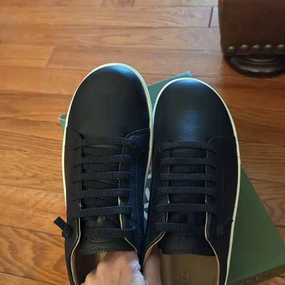 Bet Keen Men's Black Leather Sneakers 13