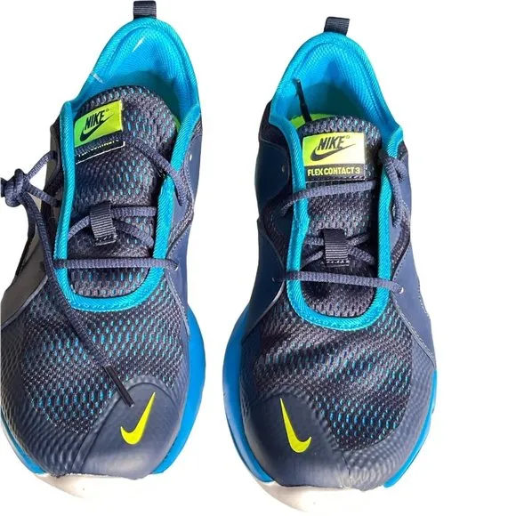 Big Kids Sneakers Size 6Y Nike Flex Contact 3 (GS)Running Shoes Blue