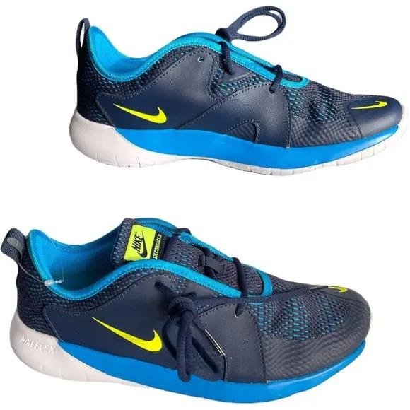 Big Kids Sneakers Size 6Y Nike Flex Contact 3 (GS)Running Shoes Blue