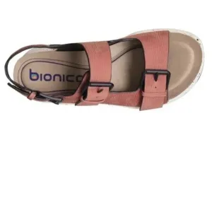 Bionica Olin-Dessert Rose Slingback Wedge Sandals size 9.5