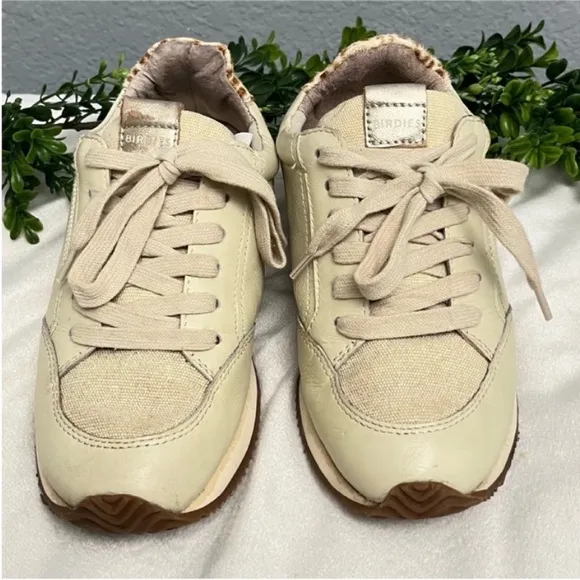 BIRDIES The Roadrunner LOW-TOP RETRO SNEAKERS Dune Animal Print Women's Sz 7