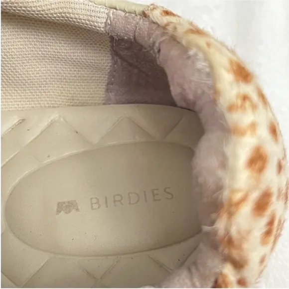 BIRDIES The Roadrunner LOW-TOP RETRO SNEAKERS Dune Animal Print Women's Sz 7