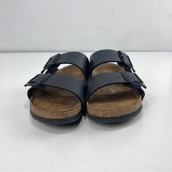 Birkenstock Arizona Bs Narrow Fit Leather Sandal Black Women’s 37