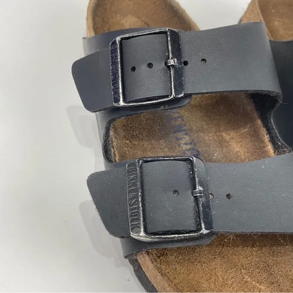 Birkenstock Arizona Bs Narrow Fit Leather Sandal Black Women’s 37