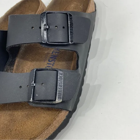 Birkenstock Arizona Bs Narrow Fit Leather Sandal Black Women’s 37
