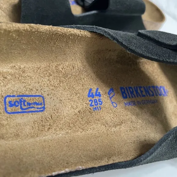 Birkenstock Arizona Men's 44 Softbed Sandals Regular/Wide Width New In Box