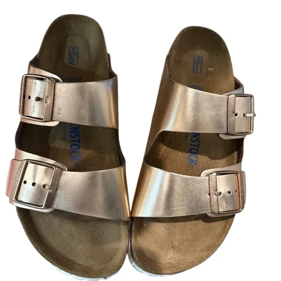 Birkenstock Arizona sandals - Metallic copper size 39 women’s 8